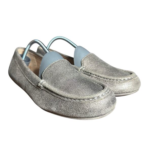 Vionic Debbie Metallic Gold US 9 Slip on loafer driving moccasin comfort casual - Picture 2 of 11